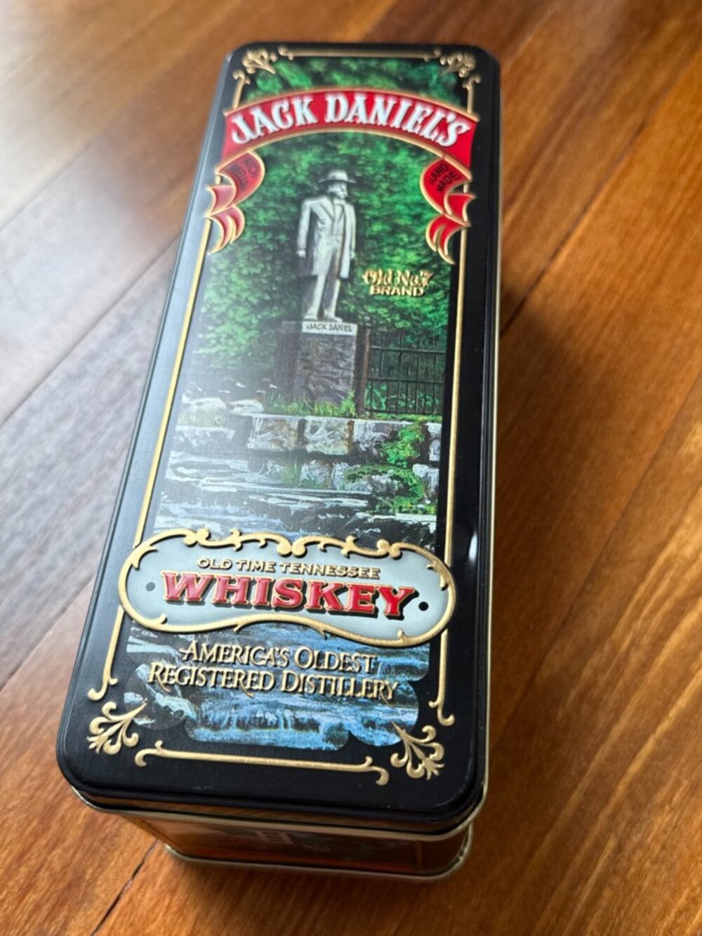 Vintage Jack Daniels Old No 7 Empty Whiskey Tin